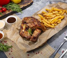 Свиные ребра барбекю