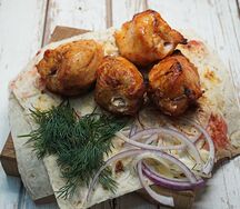 Шашлык из куриного филе