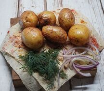 Картофель на углях