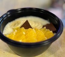 Каша рисовая с фруктами