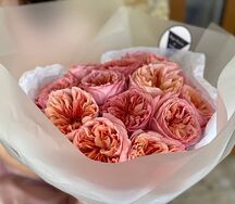 Монобукет из пионовидной розы