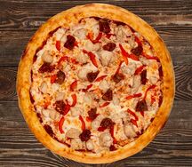 Пицца с курицей