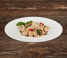 С курицей и грибами