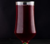 Морс из клюквы и черной смородины