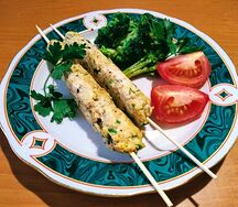 Люля-кебаб из цыпленка