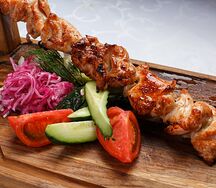 Шашлык из мякоти индейки