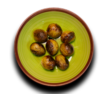 Бейби-картофель на углях