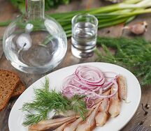 Селедка с картофелем