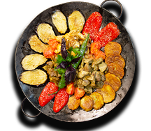 Садж из ягненка с овощами