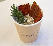 Овсяная каша с беконом