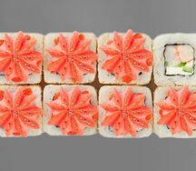 Запечённый с креветками