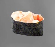 Гункан с креветками (острый)