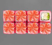 Запечённая Калифорния с крабом