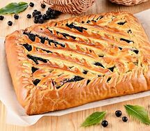 Пирог с черникой