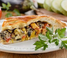 Пирог постный с овощами