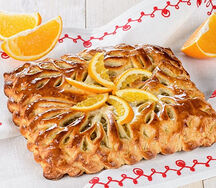 Пирог постный с апельсином