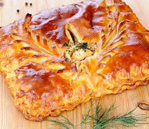 Пирог с семгой