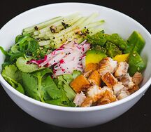 Поке с копченым угрем