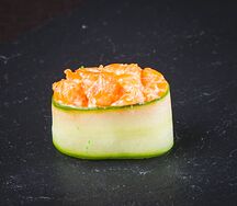 Гринкан с лососем спайси