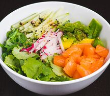 Поке с лососем