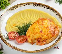 Курица по-французски с гарниром