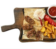 Кюфта с гарниром