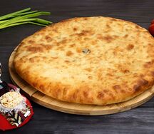 Осетинский пирог с курицей и грибами