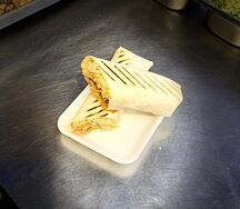 Шаурма в обычном лаваше