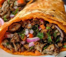 Куриная шаурма в сырном лаваше