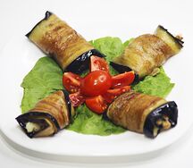 Рулетики из баклажанов