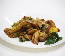 Жаркое с курицей