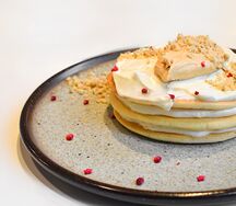 Панкейки с карамелью