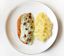 Куриное филе со шпинатом