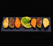 Мидии ассорти - 6 шт