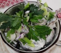 Грузди в сметане