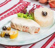 Филе сёмги в сливочном соусе