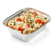 Паста с цыпленком и грибами