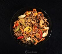 Соба с морепродуктами /Терияки/