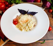 Спагетти карбонара с беконом