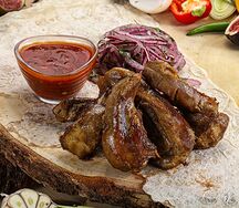 Шашлык из бараньих языков