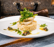 Филе судака со сливочным рисом