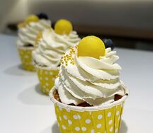 Лимонный капкейк