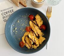 Скрембл с пармезаном