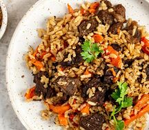 Плов с говядиной 