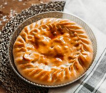 Пирог с курицей и картофелем