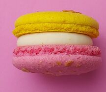 Макаронс Чизкейк маракуйя