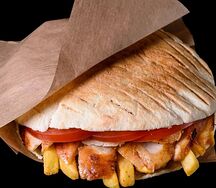 Гирос в пите с курицей