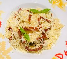 Паста Курица и грибы