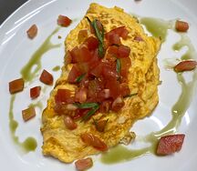 Омлет с ветчиной и сыром