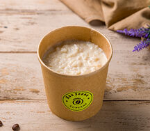 Каша рисовая на кокосовом молоке с сиропом топинамбур